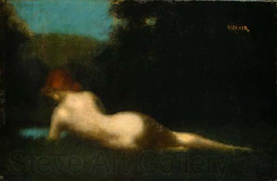 Jean-Jacques Henner Reclining Nude, Norge oil painting art